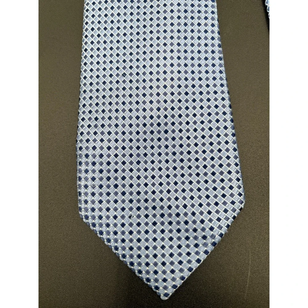 Set of 3 Mens Neck Ties Blue Burgundy Tommy Hilfiger English Laundry Umo Lorenzo